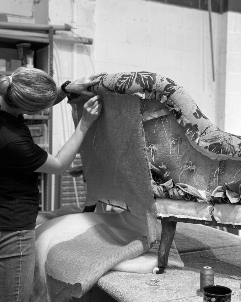 Manthorpe Furniture repairs and reupholsters period sofa