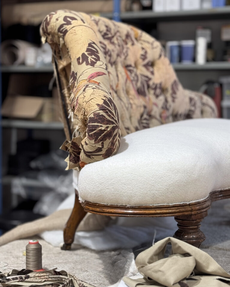 Manthorpe Furniture repairs and reupholsters period sofa 3
